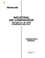 Sullair 10B 30HP 24KT Operator's Manual