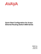 Avaya 5900 Series Quick Start Configuration