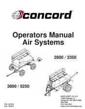 CONCORD 2800 Operator's Manual