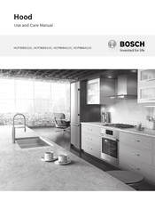 Bosch HCP30651UC Use And Care Manual