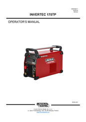 Lincoln Electric INVERTEC 175TP Operator's Manual