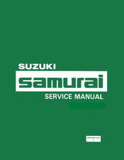 Suzuki Samurai 1987 Service Manual