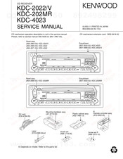 Kenwood KDC-4023 Service Manual