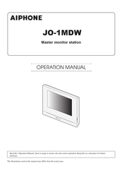 Aiphone JO-1MDW Operation Manual