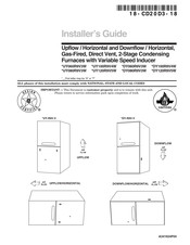 American Standard UY060R9V3W Series Installer's Manual