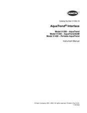 Hach AquaTrend 51400 Instrument Manual