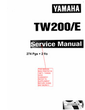 Yamaha TW200E Service Manual