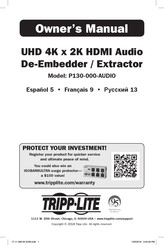 Tripp-Lite P130-000-AUDIO Owner's Manual