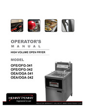 Henny Penny OGA-342 Operator's Manual