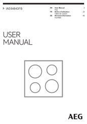 AEG IAE64843FB User Manual