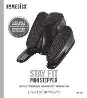 HoMedics STAY FIT FMS-385 Instruction Manual And  Warranty Information