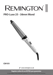 Remington PRO-Luxe 25-38mm Wand CI91X1 Quick Start Manual