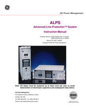 GE ALPS Instruction Manual