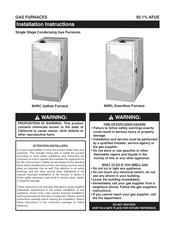 Nordyne M4RC Installation Instructions Manual
