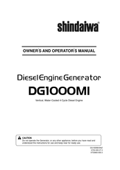 Shindaiwa DG1000MI Owner's And Operator's Manual