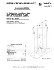 Graco J Series Instructions-Parts List Manual
