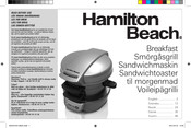 Hamilton Beach Breakfast Manual