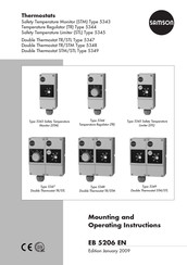 Samson TR 5344 Mounting And Operating Instructions