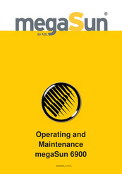 KBL megaSun 6900 Ultra Operating And Maintenance Manual