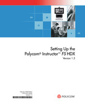 Polycom Instructor FS HDX Setting Up