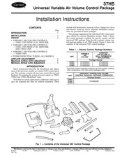 Carrier 37HS Series Installation Instructions Manual