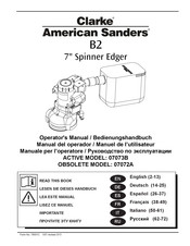 Clarke American Sanders 07072A Operator's Manual