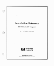 HP 319 Installation Reference