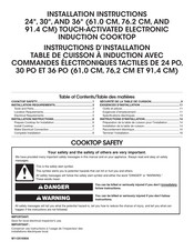 Jenn-Air JIC4724HS Installation Instructions Manual