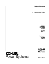 Kohler 36VDC Installation Instructions Manual