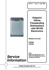 Hotpoint Ultima FDW85 Service Information