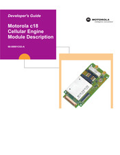 Motorola c18 Developer's Manual