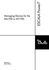 IBM Bull Escala M7-700 Manual