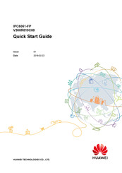 Huawei IPC6061-FP Quick Start Manual