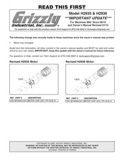 Grizzly H2936 Owner's Manual