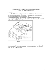 Dometic AIRCOMMAND IBIS Installation Instructions Manual