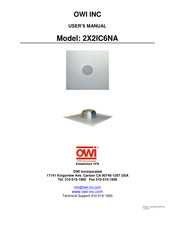 Owi 2X2IC6NA User Manual