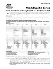 First Alert ReadyGuard-REN Quick Start Manual