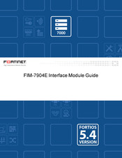 Fortinet FIM-7904E Manual
