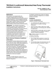 Johnson Controls TEC22 2-3 LonWorks Series Installation Instructions Manual