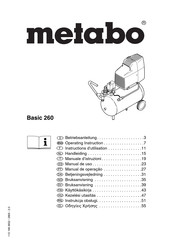 Metabo Basic 260 Operating	 Instruction