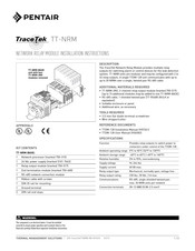 Pentair TRACETEK TTDM-128 Installation Instructions Manual