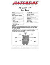 Autostart AS-2214 TW User Manual