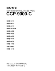 Sony CCP-9000-C Installation Manual