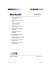 Einhell TH-SS 405 E Original Operating Instructions