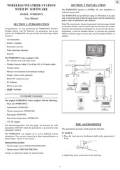 Oregon Scientific WMR928NX User Manual