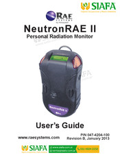Honeywell RAE Systems NeutronRAE II User Manual