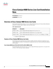 Cisco C9600-LC-24C Installation Note