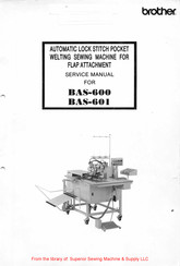 Brother BAS-601 Service Manual