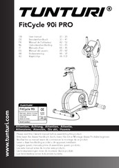 Tunturi FitCycle 90i PRO User Manual