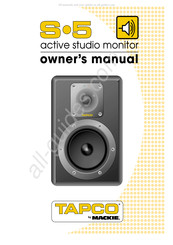 Mackie Tapco S8 Owner's Manual